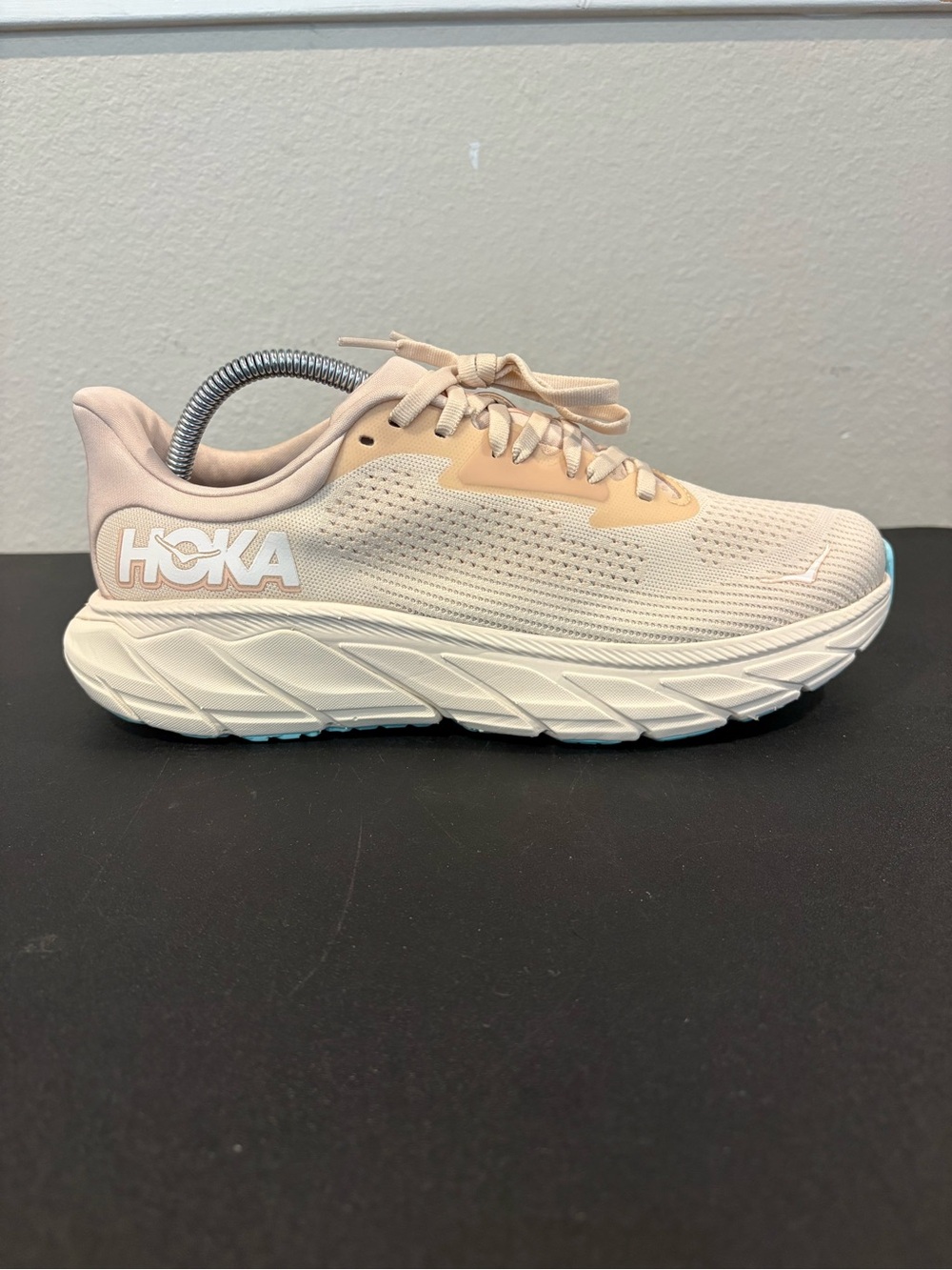 HOKA Arahi 7 Womens 10B 1147851 VRM Vanilla Cream Running Shoes Stability - Picture 5 of 9